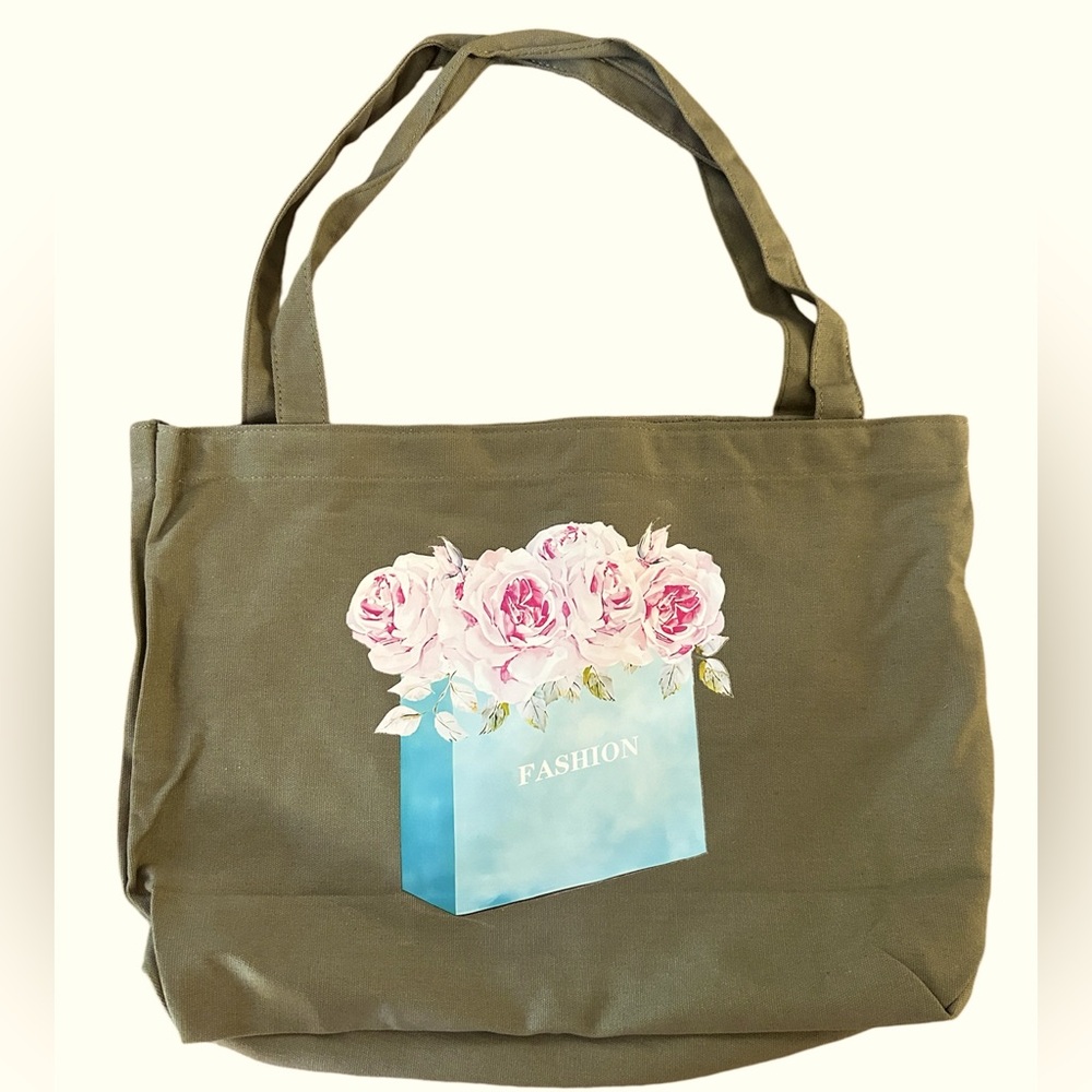 Reusable everyday tote handcrafted fashion bag